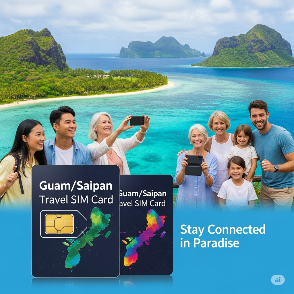 Sim du lịch Guam/Saipan