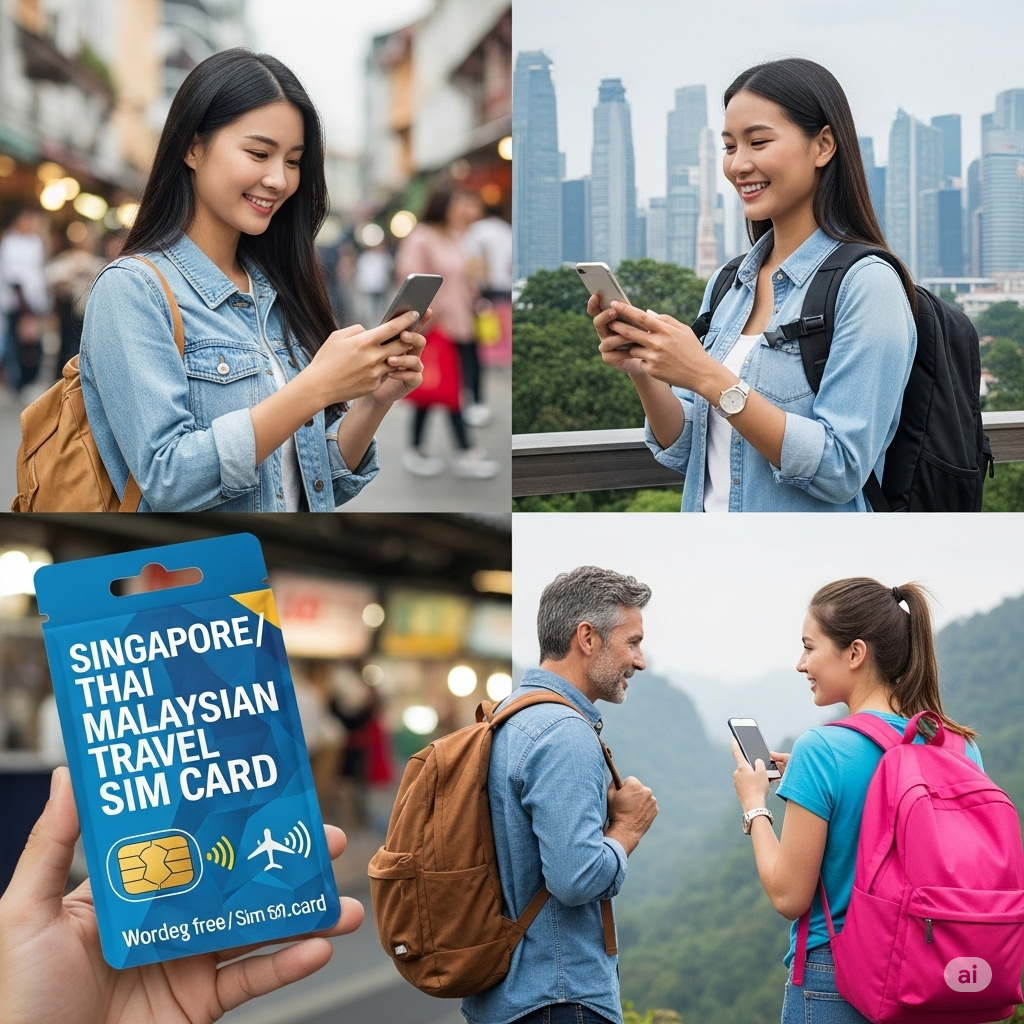 Sim du lịch Singapore/Thái Lan/Malaysia